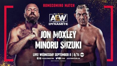 AEW Dynamite Results For 9/8/21 Jon Moxley vs. Minoru Suzuki, Dustin Rhodes vs. Malakai Black