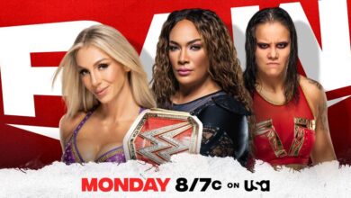 WWE RAW Results for 9/6/21 Charlotte vs Nia Jax, Natalya & Tamina vs A.S.H. & Ripley