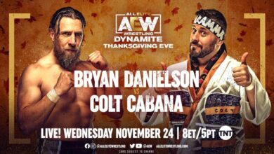 AEW Dynamite Results For 11/24/21 Bryan Danielson vs. Colt Cabana, CM Punk vs. QT Marshall, and more