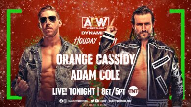 AEW Dynamite Holiday Bash Results For 12/22/21 Cole vs. Cassidy, Owen Hart Tournament News, and more