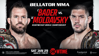 Ryan Bader vs. Valentin Moldavsky Heavyweight Title Unification Bout Set For Bellator 273 In January
