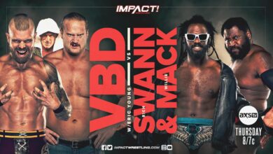IMPACT Wrestling Results for 12/2/21 Violent By Design vs Rich Swann & Willie Mack