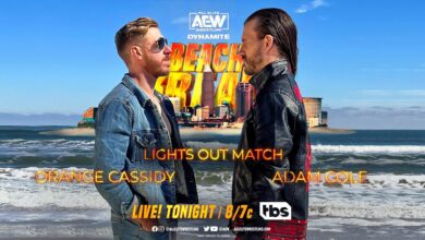 AEW Dynamite Beach Break Results For 1/26/21 Lights Out Match Adam Cole vs. Orange Cassidy, and more