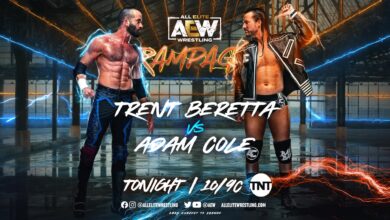 AEW Rampage Results 1/14/22 Adam Cole vs. Trent Beretta, Jurassic Express vs. Darko Order, and more