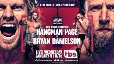 AEW Dynamite Results For 1/5/22 Bryan Danielson Challenges Hangman Adam Page for AEW Championship