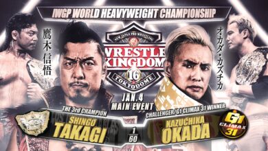NJPW Wrestle Kingdom 16 Night One Results: 4 Title Matches, New Champs Crowned & Katsuyori Shibata Returns!