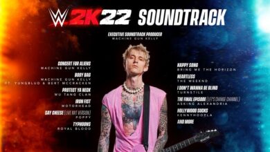 Machine Gun Kelly Set To Be A Playable Character In WWE 2K22; Full In-Game Soundtrack Revealed