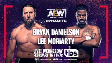 AEW Dynamite Results For 2/16/22 Bryan Danielson vs. Lee Moriarity, Sammy Guevara vs. Darby Allin