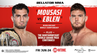 Gegard Mousasi vs. Johnny Eblen Set For Bellator 282 In June