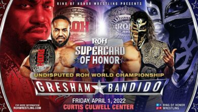 ROH Supercard of Honor XV Results: Jonathan Gresham vs. Bandido For The Undisputed ROH World Title + More!