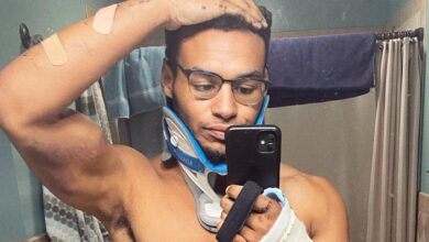 Darius Martin Shares Photo Of His Injuries, Khloé Kardashian Responds To The Rock, More | Fight Size