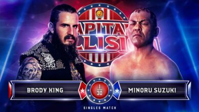 Brody King vs. Minoru Suzuki Announced For 5/14 NJPW Capital Collision