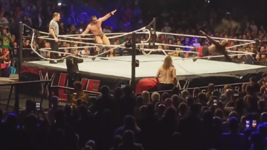Top Rope Snaps At WWE Live Event, Bobby Lashley Takes Scary Fall To The Floor