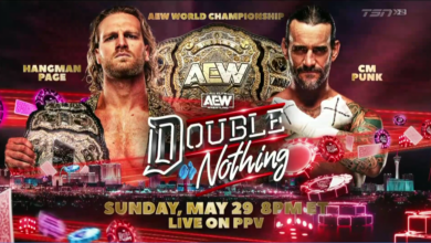 CM Punk To Challenge Hangman Page For AEW World Title In The Main Event Of AEW Double Or Nothing