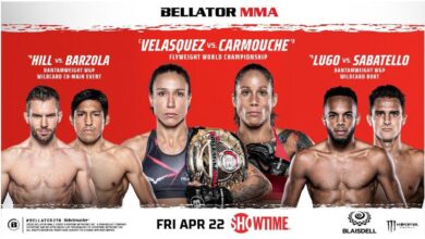 Bellator 278 Results & Highlights: Liz Carmouche Finishes Juliana Velasquez, Becomes Bellator Women’s Flyweight Champion!