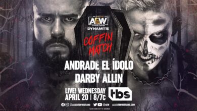 AEW Dynamite Results (4/20/22): Andrade El Idolo Faces Darby Allin In A Coffin Match + More!