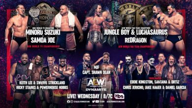 AEW Dynamite Results (4/13/22): Samoa Joe Faces Minoru Suzuki, Jurassic Express vs. reDRagon + More!