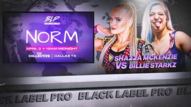 BLP Norm Results (4/3): The Barbarian, Effy, Billie Starkz, Big Damo In Action