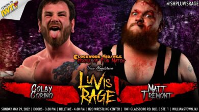 SHP Luv Is Rage Results (5/29): Colby Corino, Ruckus, Terra Calaway, Matt Tremont In Action