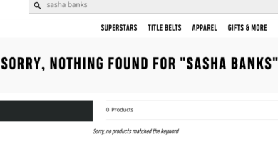 Sasha Banks And Naomi Merchandise Pulled From WWE Shop