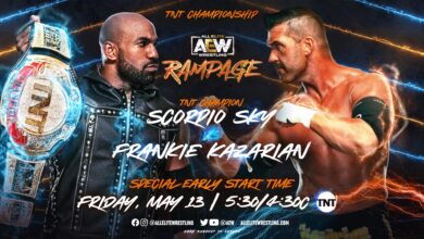 AEW Rampage Results (5/13/22): Scorpio Sky Defends TNT Title Against Frankie Kazarian + More!