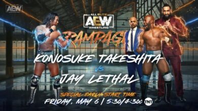 Jay Lethal vs. Konosuke Takeshita, And More Set For 5/6 AEW Rampage