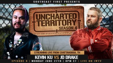IWTV Southeast First Uncharted Territory Results (6/27): Jaden Newman, Suge D, Adam Priest Compete