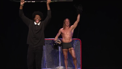 Riddle Appears On The Tonight Show Starring Jimmy Fallon, Has Onion Ring Shot At Him By NBA Prospect