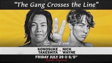 BLP The Gang Crosses The Line Results (7/29): Konosuke Takeshita, Nick Wayne, Eric Young In Action