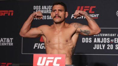 UFC Vegas 58 Weigh-In Results: dos Anjos vs. Fiziev