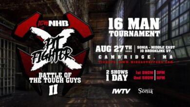 ICW NHB Pitfighter X: Battle Of The Tough Guys II – Show Two (8/27) Results: HoodFoot, AKIRA, More
