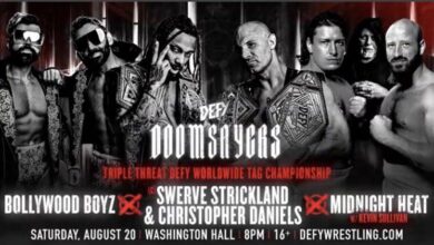 DEFY Doomsayers Results (8/20): Alex Shelley, Swerve Strickland, Bobby Fish In Action