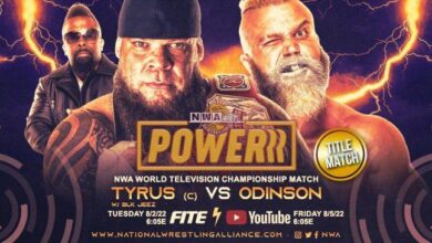 NWA Powerrr Results (8/2/22): Tyrus Defends NWA TV Title, Team War, More