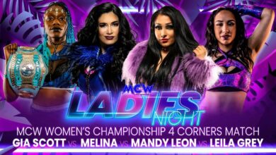 MCW Ladies Night Results (9/24): Melina, Mandy Leon, Leila Grey In Action