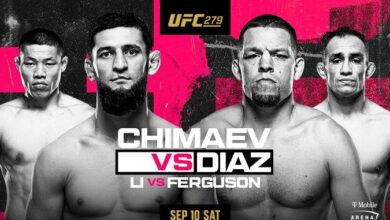 Nate Diaz vs. Khamzat Chimaev Nixed, Replacement Bouts Announced Amidst UFC 279 Drama