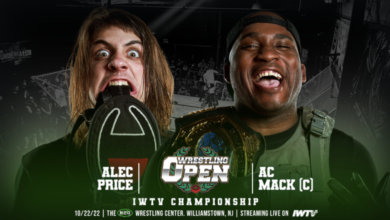 Wrestling Open Turn The Page Results (10/22): Alec Price Challenges AC Mack For IWTV Championship