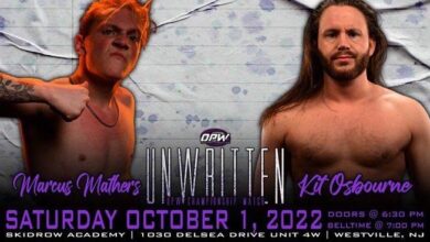 OPW Unwritten Results (10/1): Marcus Mathers, Kit Osbourne, Matt Tremont In Action