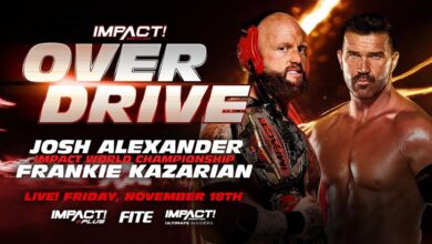 IMPACT Over Drive Results (11/18): Josh Alexander Defends World Title, Tables Match, More