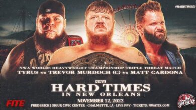 NWA Hard Times 3 Results (11/12): Trevor Murdoch, Tyrus, Matt Cardona Headline