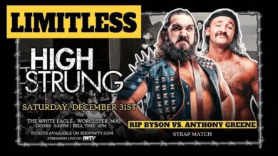 Limitless Wrestling High Strung Results (12/31): Anthony Greene, B3CCA, Alec Price In Action