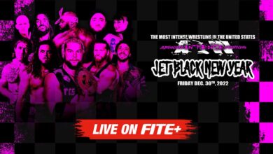 AIW Jet Black New Year Results (12/30): Joey Janela, Joshua Bishop, Tom Lawlor In Action