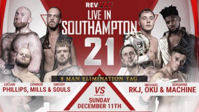 RevPro Live In Southampton 21 Results (12/11): Eight-Man Elimination Bout Headlines