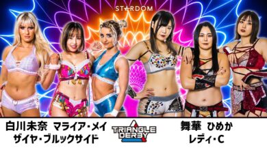 STARDOM Triangle Derby I Day 9 Results (1/29/23): Club Venus’ Final Tournament Match