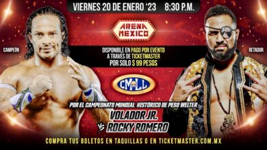 CMLL Viernes Espectacular (1/20/2023): Rocky Romero vs Volador Jr, Infernales, Blue Panther Compete.