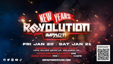 IMPACT Wrestling Spoilers From Kissimmee, FL (Taped On 1/20)