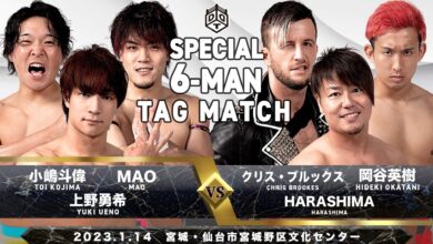 DDT Sweet Dreams! 2023 Tour In Sendai Results (1/14): Six-Man Tag Team Bout Headlines