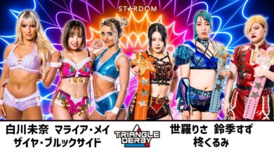 STARDOM Triangle Derby I Day 6 Results (1/15/23): Club Venus vs. Prominence