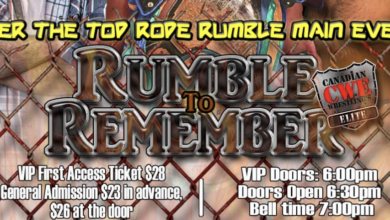 Canadian Wrestling’s Elite Rumble To Remember Tour Results (1/4 – 1/8): Rhino In Action