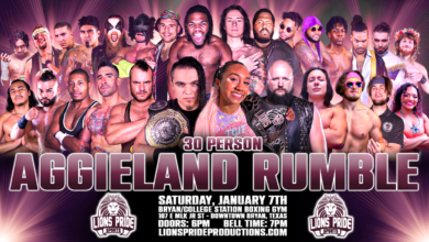 Lions Pride Sports Aggieland Rumble Results (1/7): 30 Person Aggieland Rumble