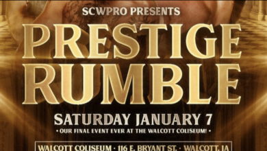 SCWPro Prestige Rumble Results (1/7): JT Energy In Action, Prestige Rumble